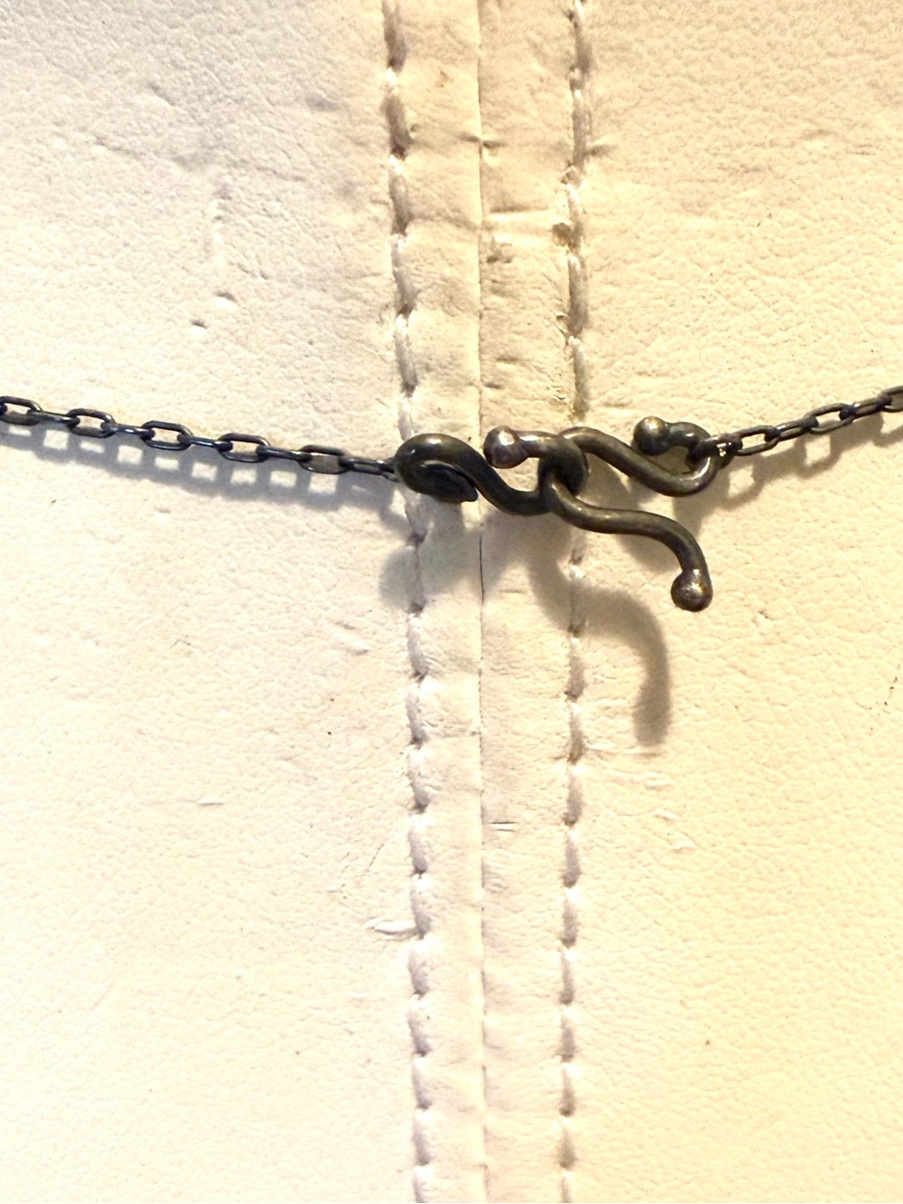 Vintage 90’s Delicate Labradorite Pendant Necklace with Triple Drop - Picture 3 of 3